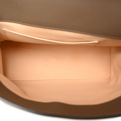 Moynat Taurillon Blush Calfskin Gabby MM Taupe 5 of 9