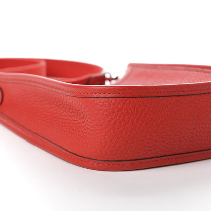 Hermes Taurillon Clemence Evelyne TPM Rouge de Coeur 6 of 9