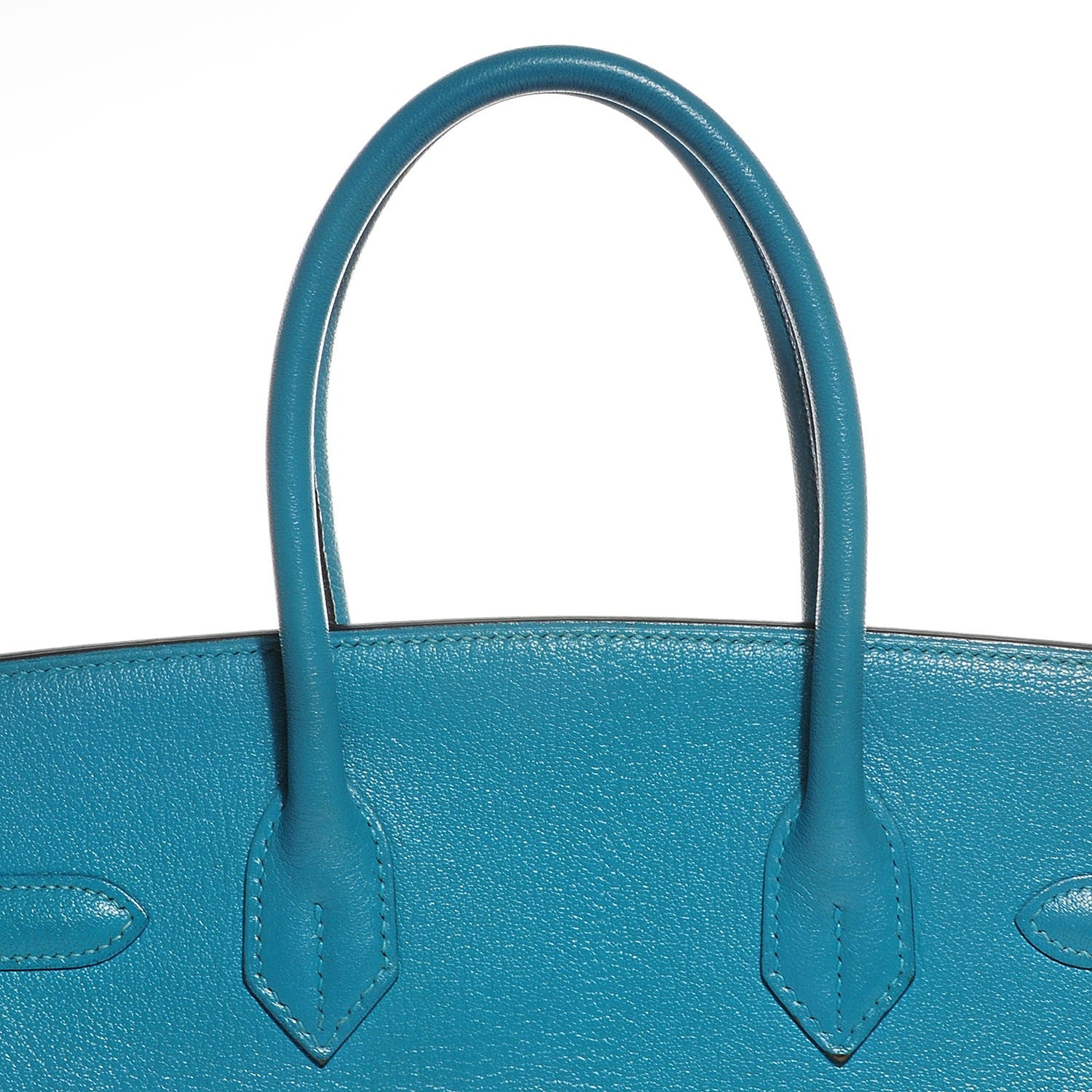 Hermes Chevre de Coromandel Birkin 30 Turquoise 2 of 28