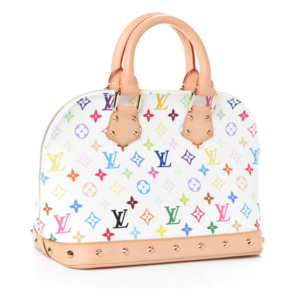 Louis Vuitton Monogram Multicolor Alma White 3 of 8