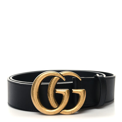 Gucci Calfskin Double G 40mm Belt 95 38 Black 1 of 5