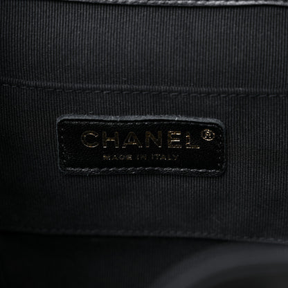 Chanel Lambskin Quilted Small Duma Drawstring Backpack Black 5 of 10