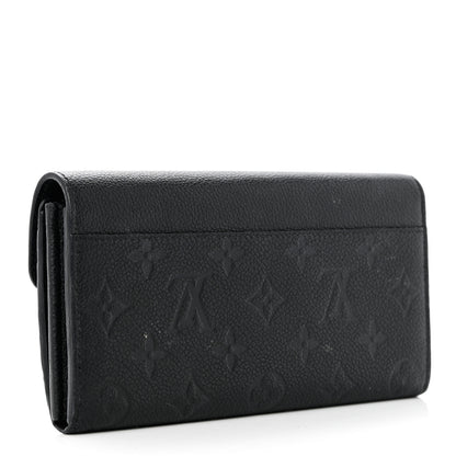 Louis Vuitton Empreinte Sarah Wallet NM Black 3 of 11
