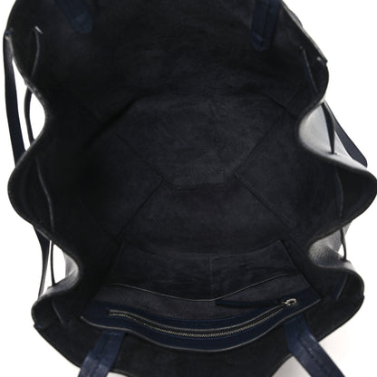 Celine Soft Grained Calfskin Small Belt Cabas Phantom Navy 5 of 14