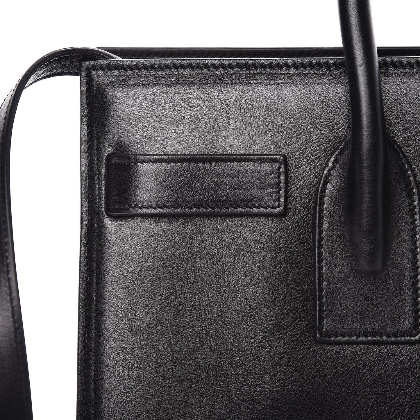 Calfskin Small Sac De Jour Black