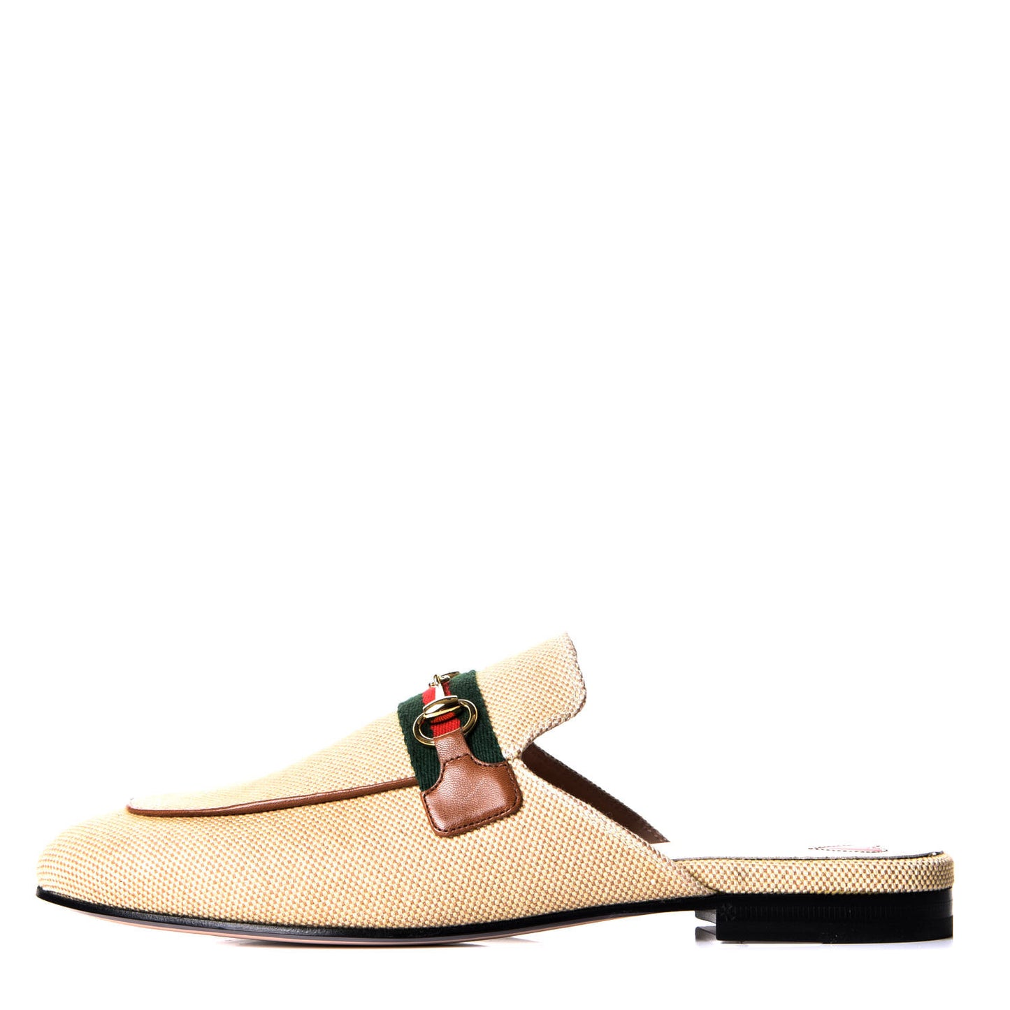 Canvas Vintage Charlotte Princetown Slippers 39 Cuir