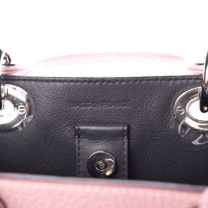 Christian Dior Metallic Bullcalf Mini Diorissimo Tote Pink 6 of 7