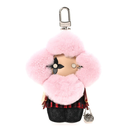 Louis Vuitton Calfskin Vivienne Fashionista Bag Charm Black 1 of 5