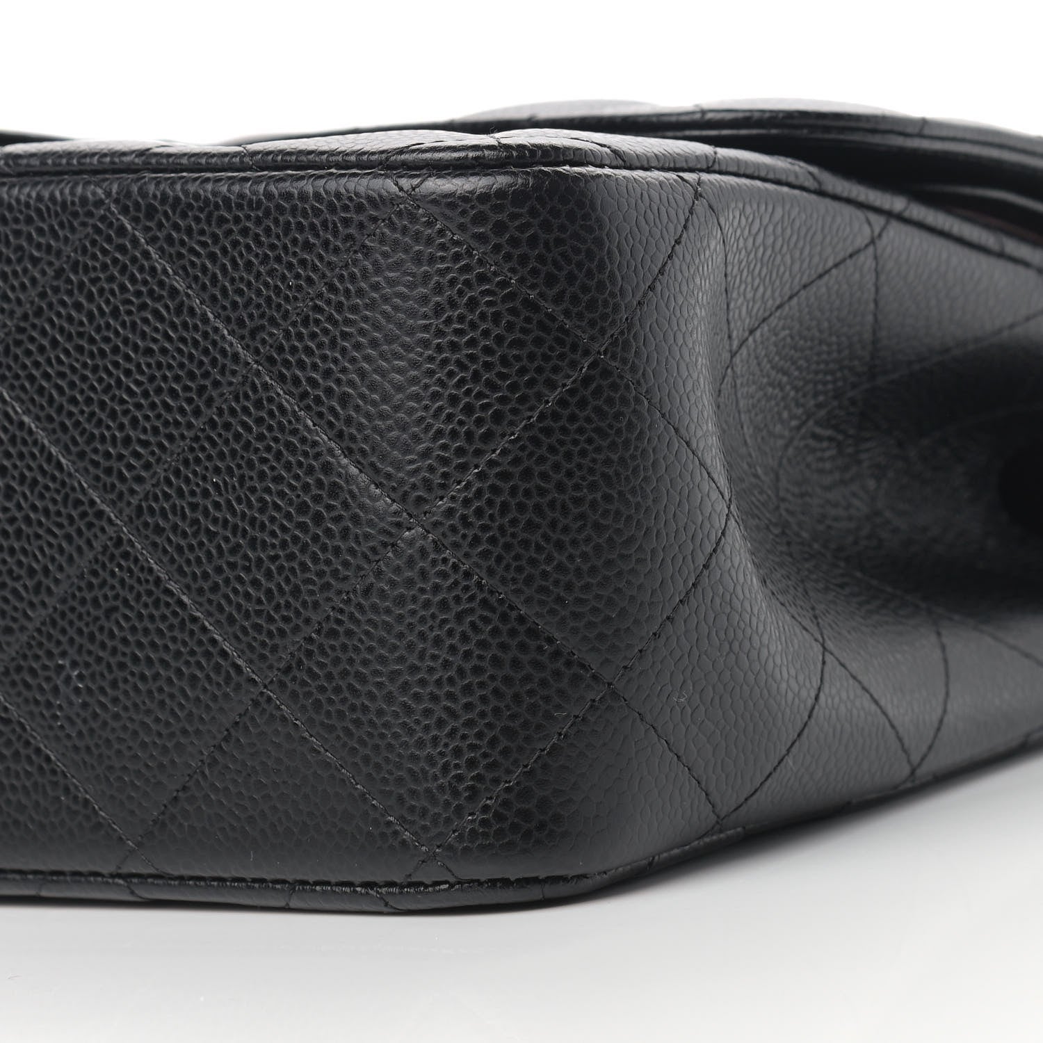 Chanel Caviar Quilted Jumbo Double Flap Black 9 of 10