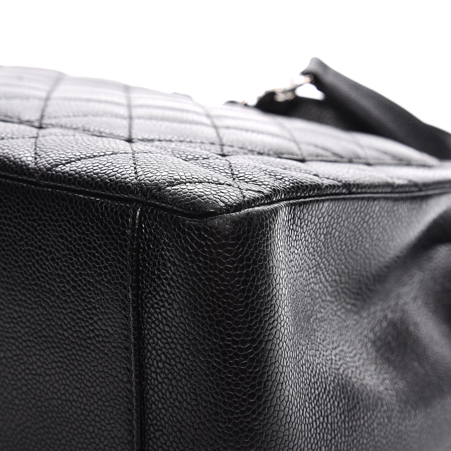 Chanel Caviar Quilted Grand Shopping Tote GST Black 12 of 15