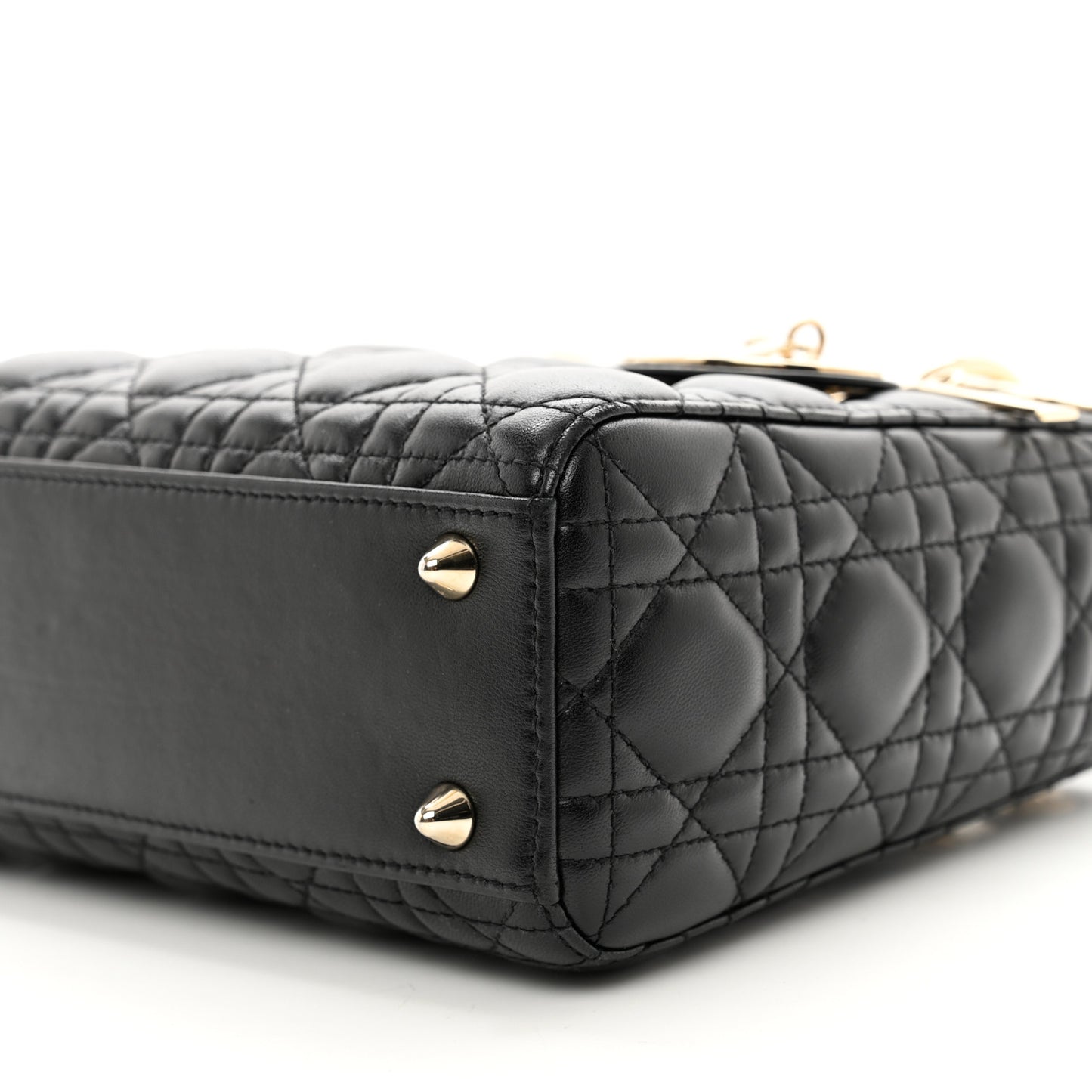 Lambskin Cannage Small My ABCDior Lady Dior Black