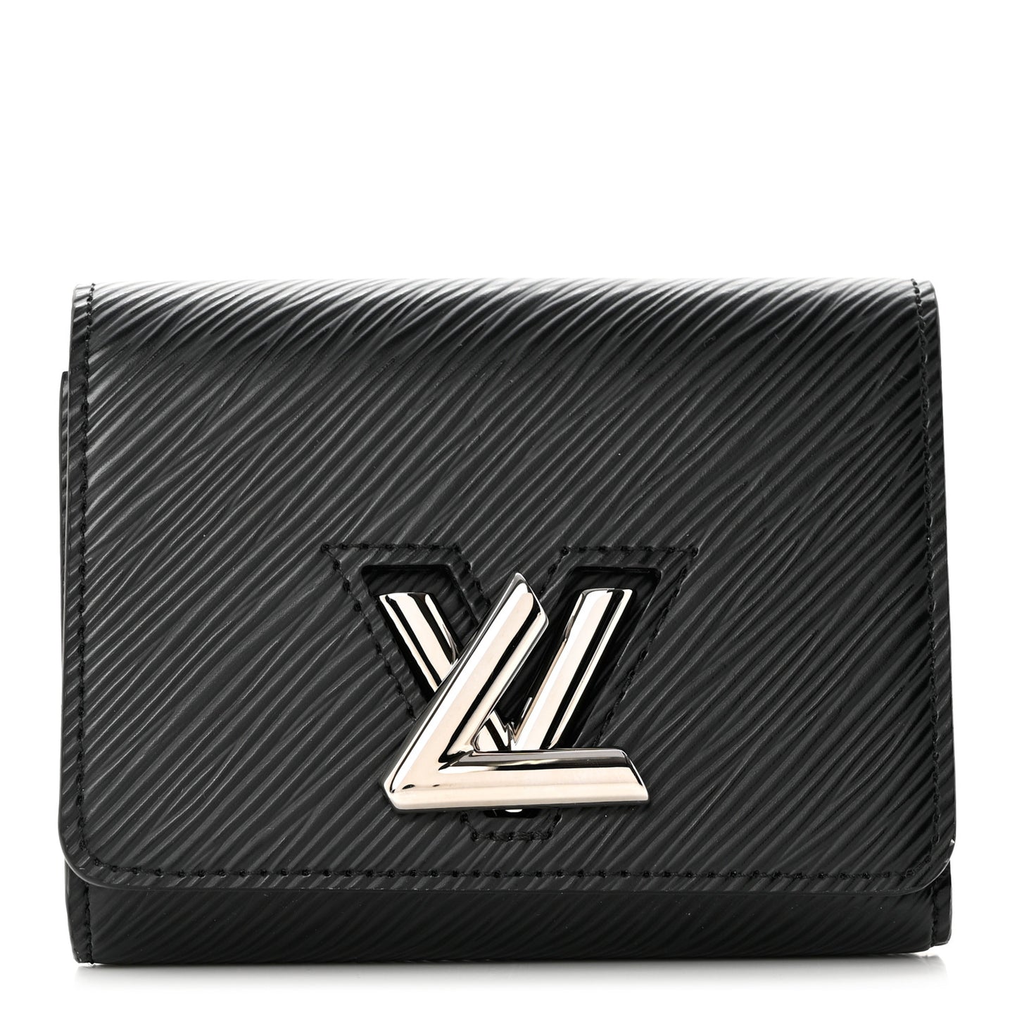 Epi Twist Compact Wallet Black