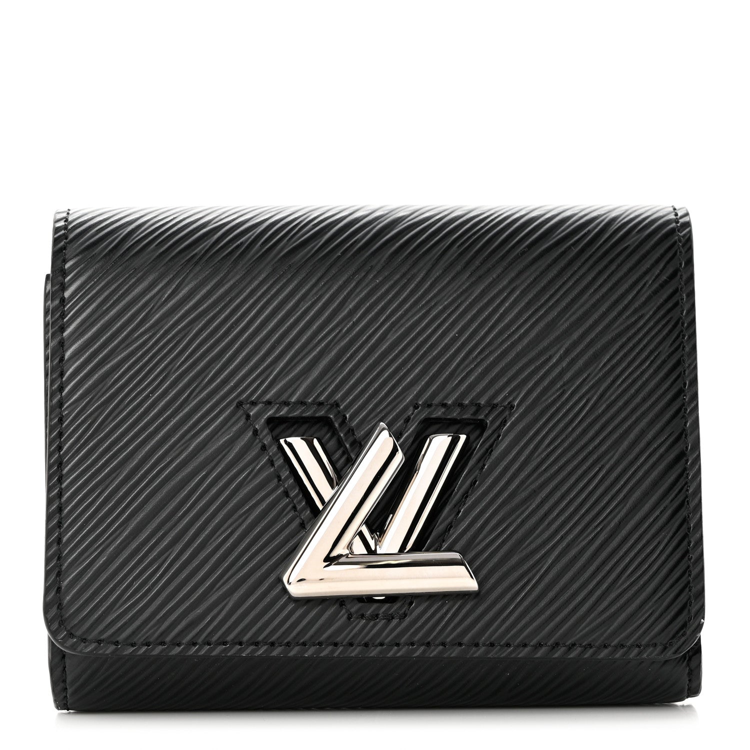 Louis Vuitton Epi Twist Compact Wallet Black 1 of 6