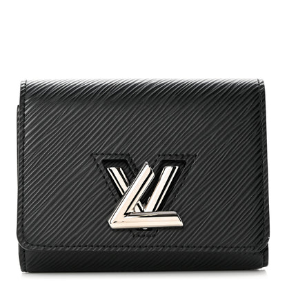 Louis Vuitton Epi Twist Compact Wallet Black 1 of 6