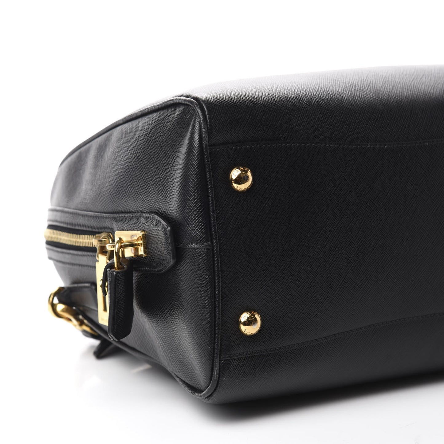 Saffiano Lux Bowler Black