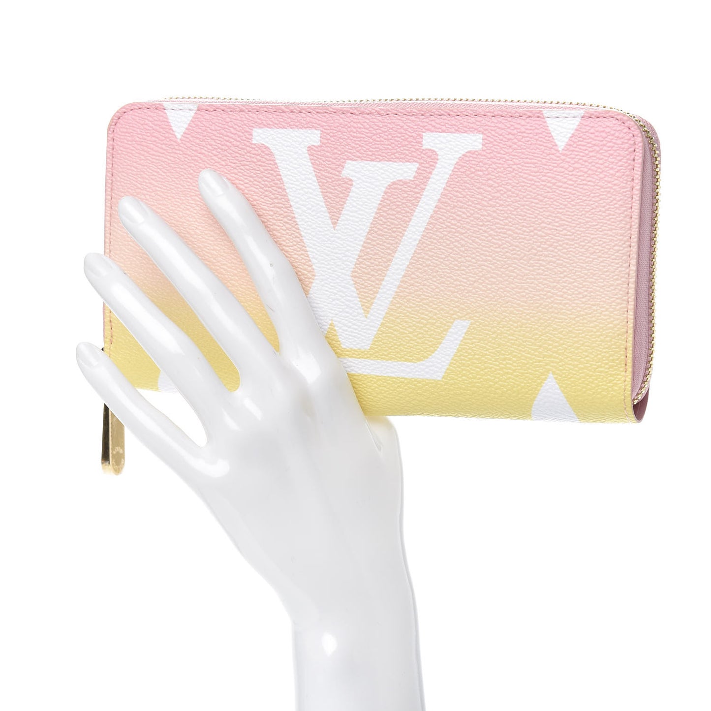 Monogram Giant By The Pool Zippy Wallet Light Pink