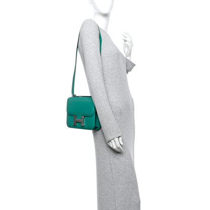 Hermes Epsom Constance 24 Vert Jade 2 of 12