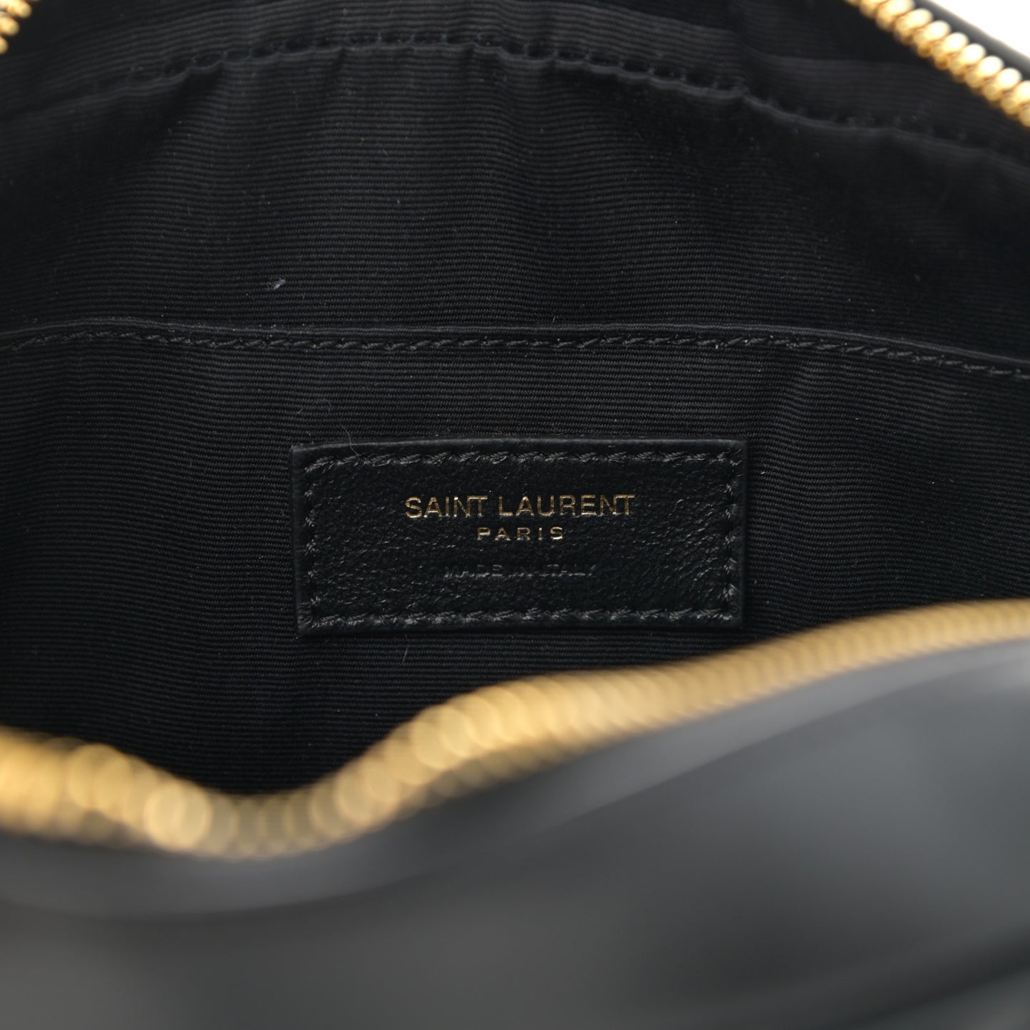 Calfskin Matelasse Monogram Lou Camera Bag Black