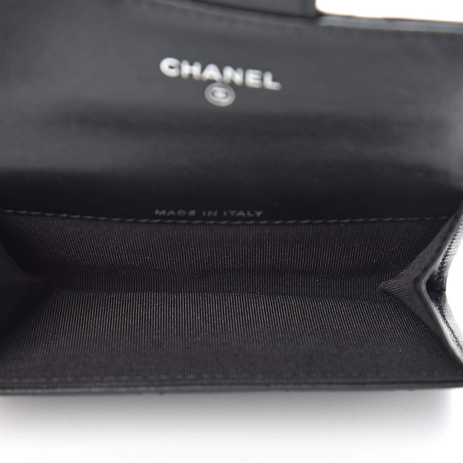 Chanel Aged Calfskin Quilted Reissue Flap Card Holder Wallet So Black 5 of 9