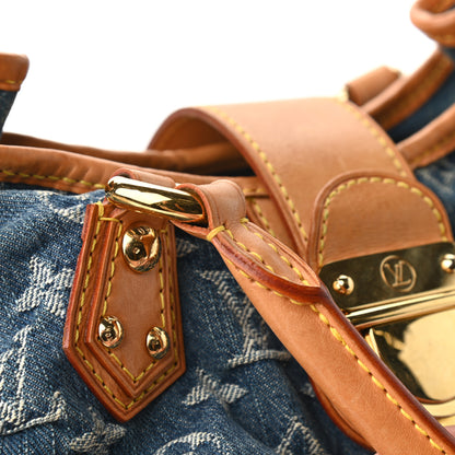 Louis Vuitton Monogram Denim Pleaty Blue 12 of 15