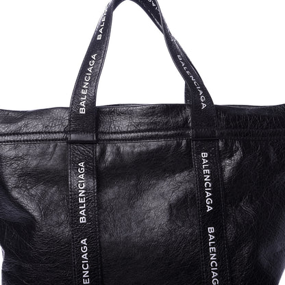 Balenciaga Agneau Logo Printed Carry Tote S Black 11 of 11