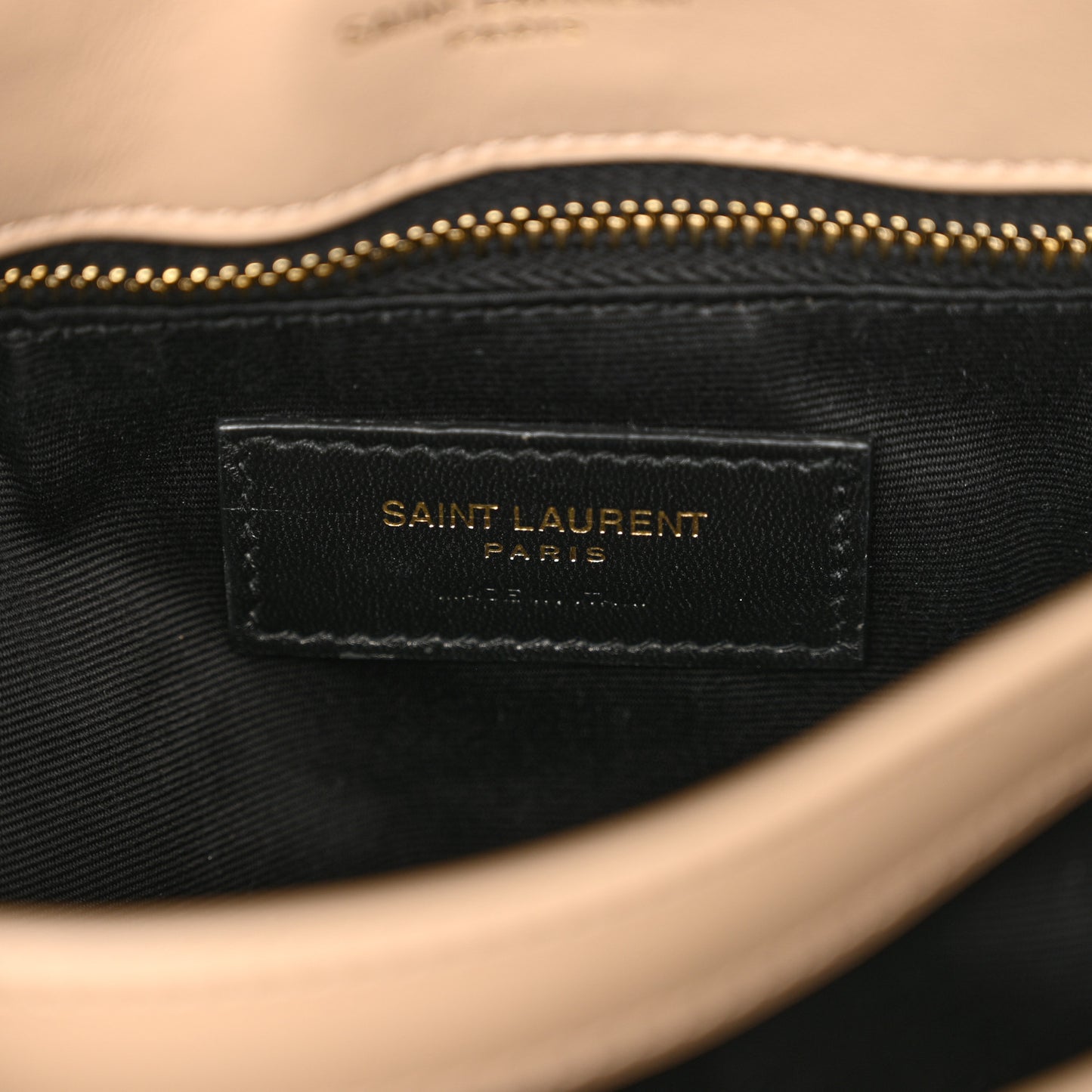 Calfskin Y Quilted Monogram Toy Loulou Crossbody Bag Dark Beige