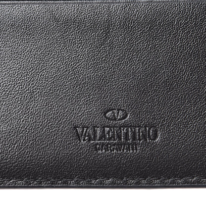 Valentino Garavani Calfskin Go Logo Card Holder Black 7 of 8