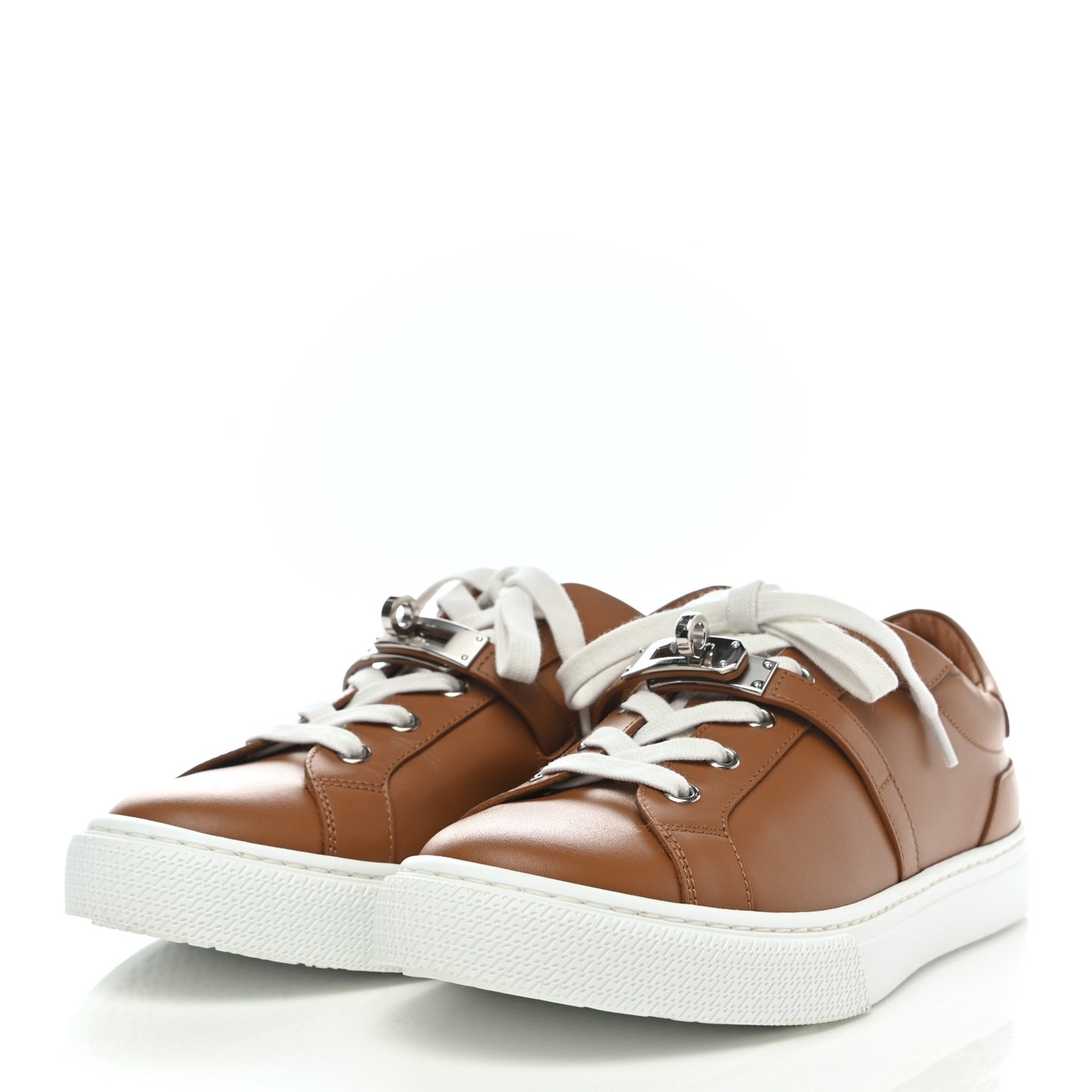 Calfskin Day Sneakers 38 Naturel