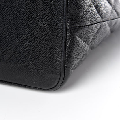 Chanel Caviar Quilted Medallion Tote Black 19 of 20