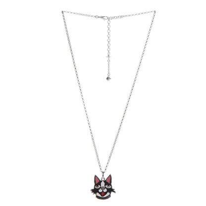 Gucci Sterling Silver Enamel Bosco Pendant Necklace 4 of 8
