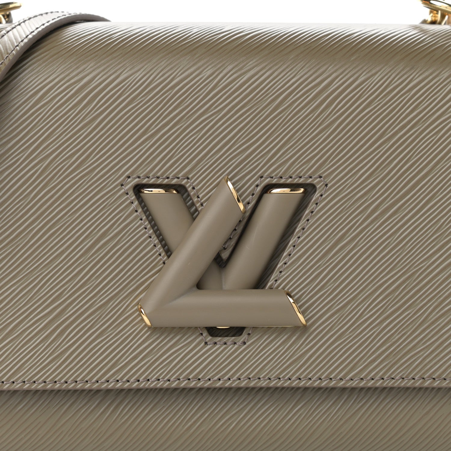 Louis Vuitton Epi Twist Shoulder Bag MM Smokey Brown 7 of 12