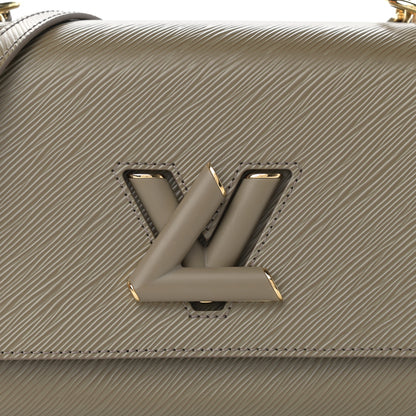 Louis Vuitton Epi Twist Shoulder Bag MM Smokey Brown 7 of 12