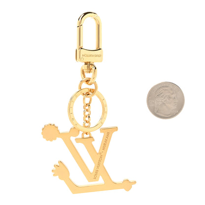 Louis Vuitton LV X TM Iconic Superflat Bag Charm Key Holder Multicolor 2 of 4