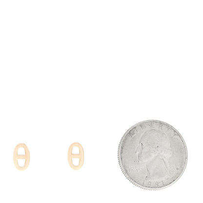 Hermes 18K Rose Gold TPM Farandole Stud Earrings 2 of 5