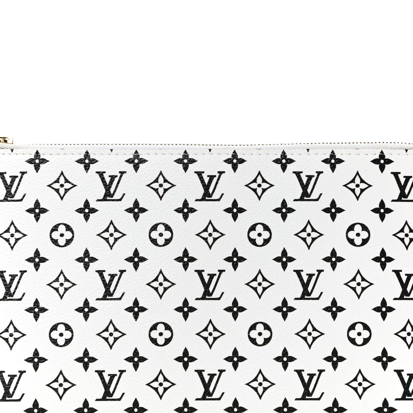 Monogram Giant Neverfull MM GM Pochette White