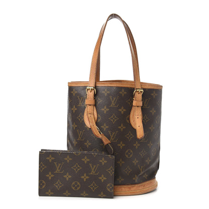 Louis Vuitton Monogram Petit Bucket 23 1 of 11