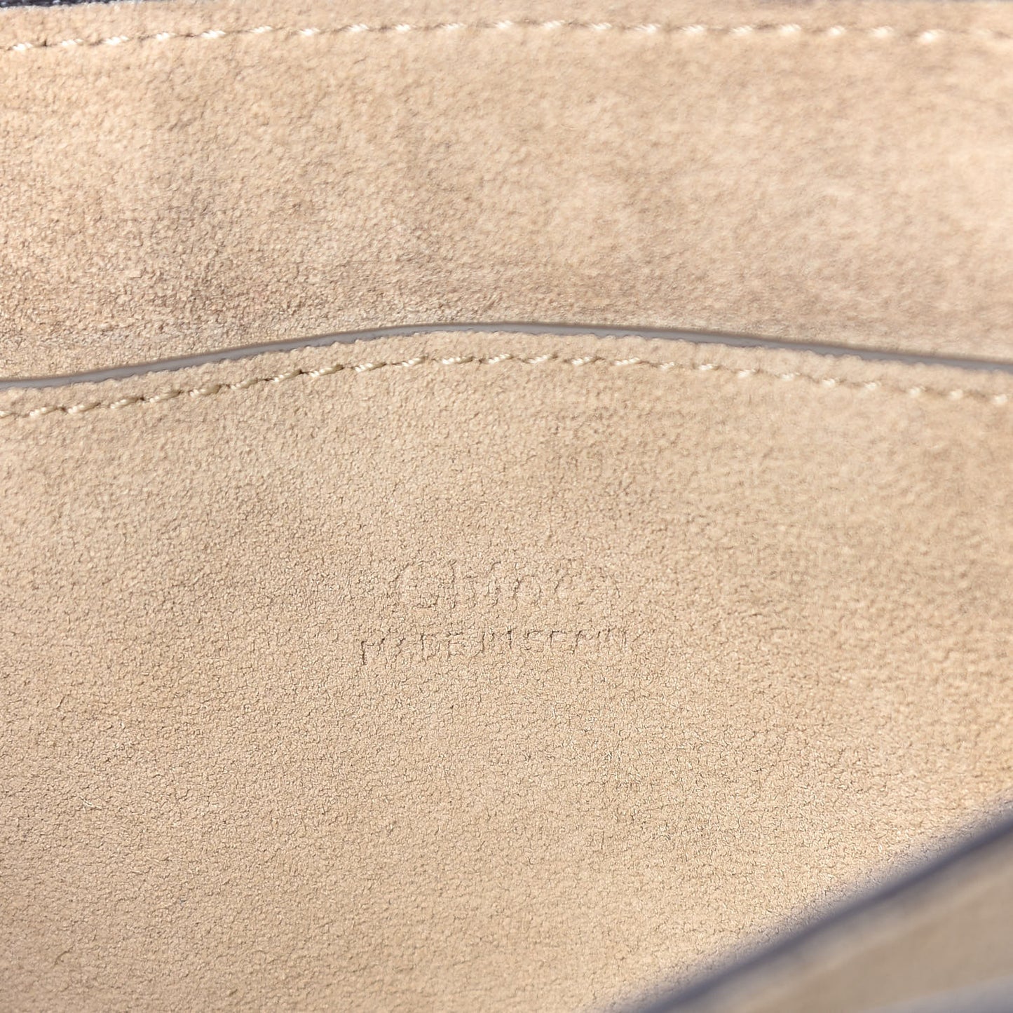 Suede Calfskin Small Faye Shoulder Bag Tobacco