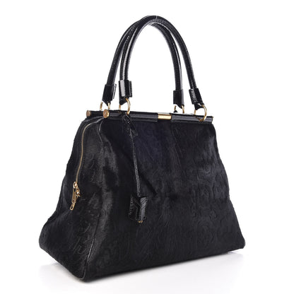 Saint Laurent Fur Medium Majorelle Black 4 of 17
