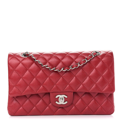 Chanel Caviar Quilted Medium Double Flap Red 1 of 9
