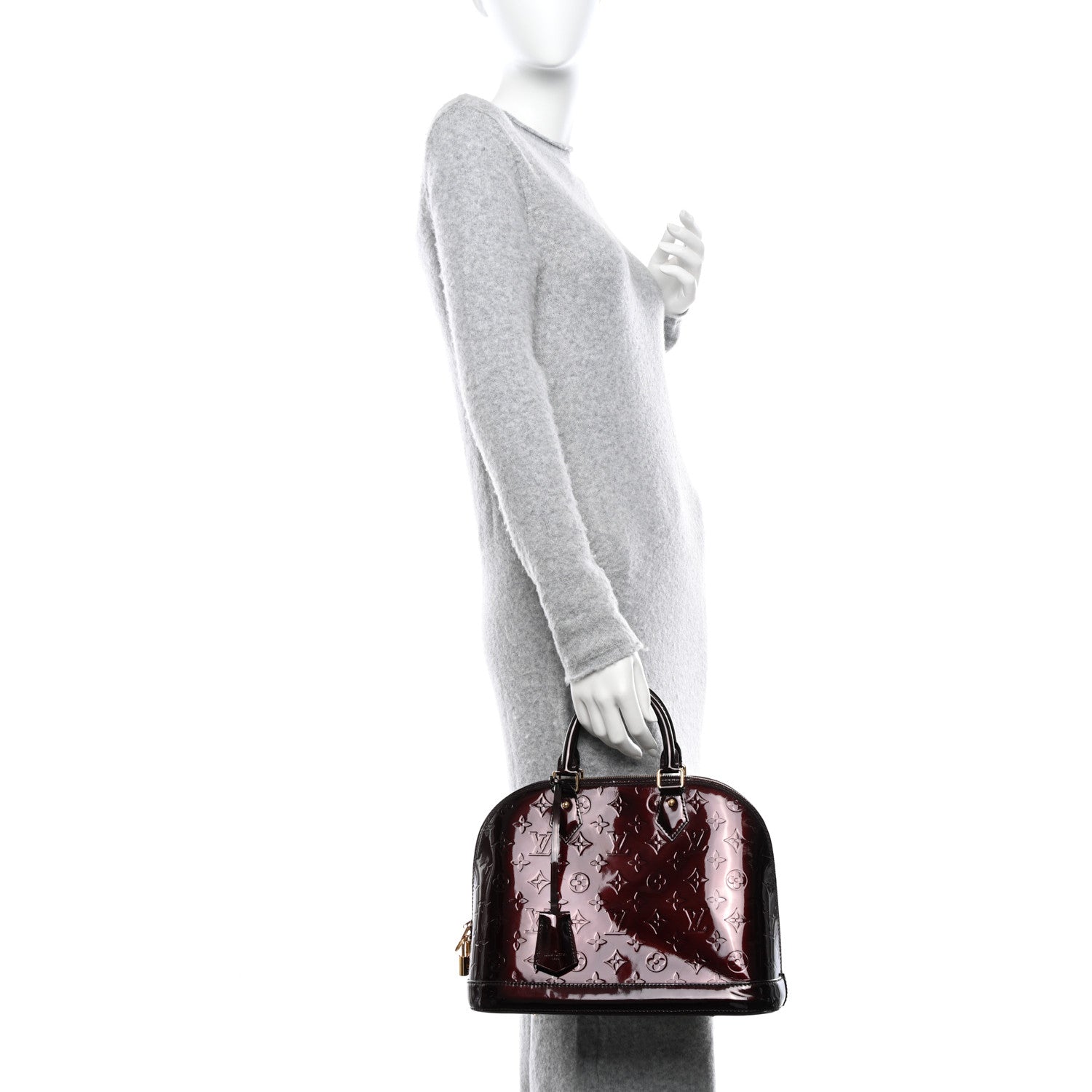 Louis Vuitton Vernis Alma PM Amarante 2 of 12