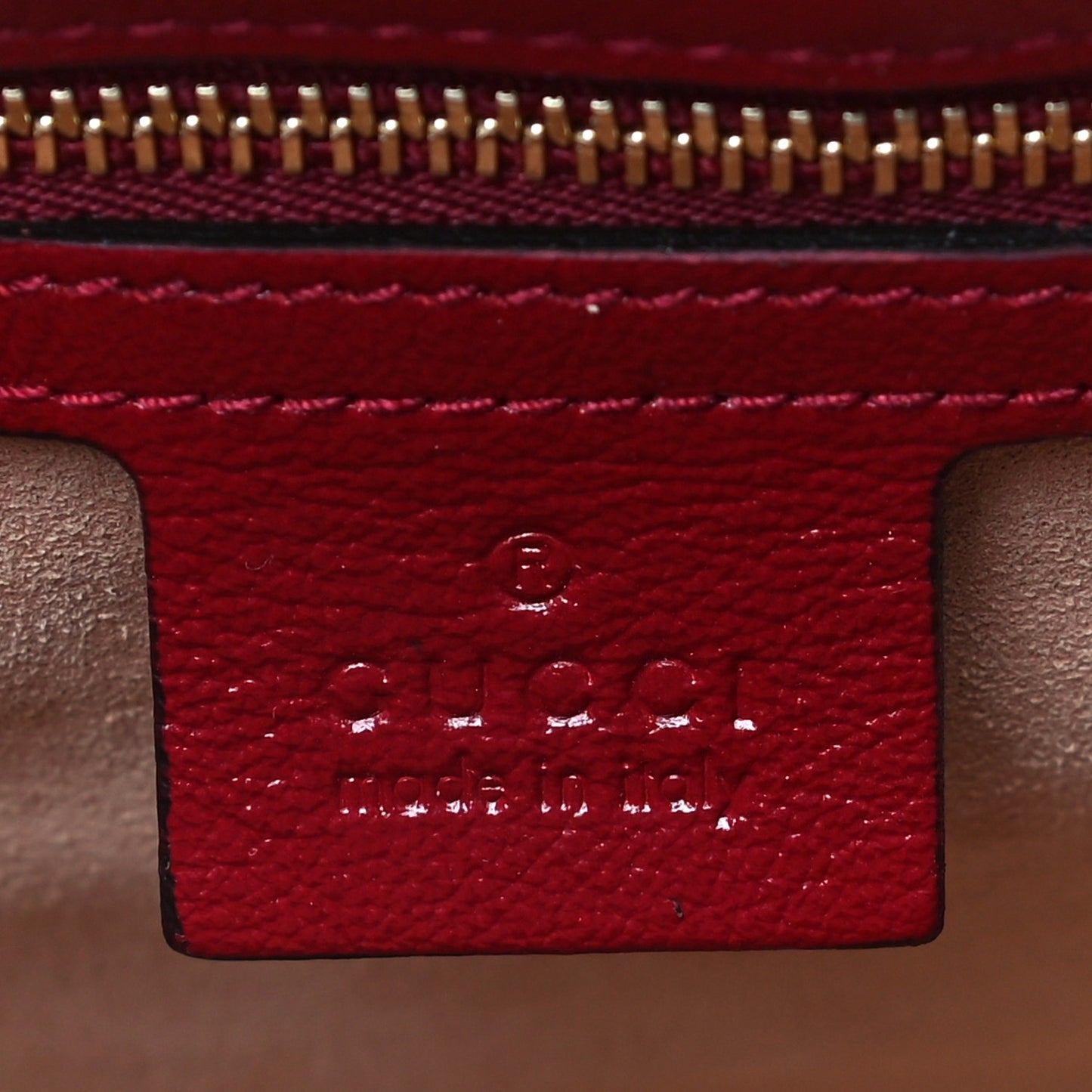 Monogram Azalea Calfskin Matelasse Diagonal Small GG Marmont Top Handle Shoulder Bag Beige Ebony New Cherry Red