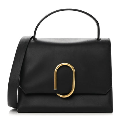 3.1 Phillip Lim Smooth Calfskin Mini Alix Top Handle Satchel Black 1 of 13