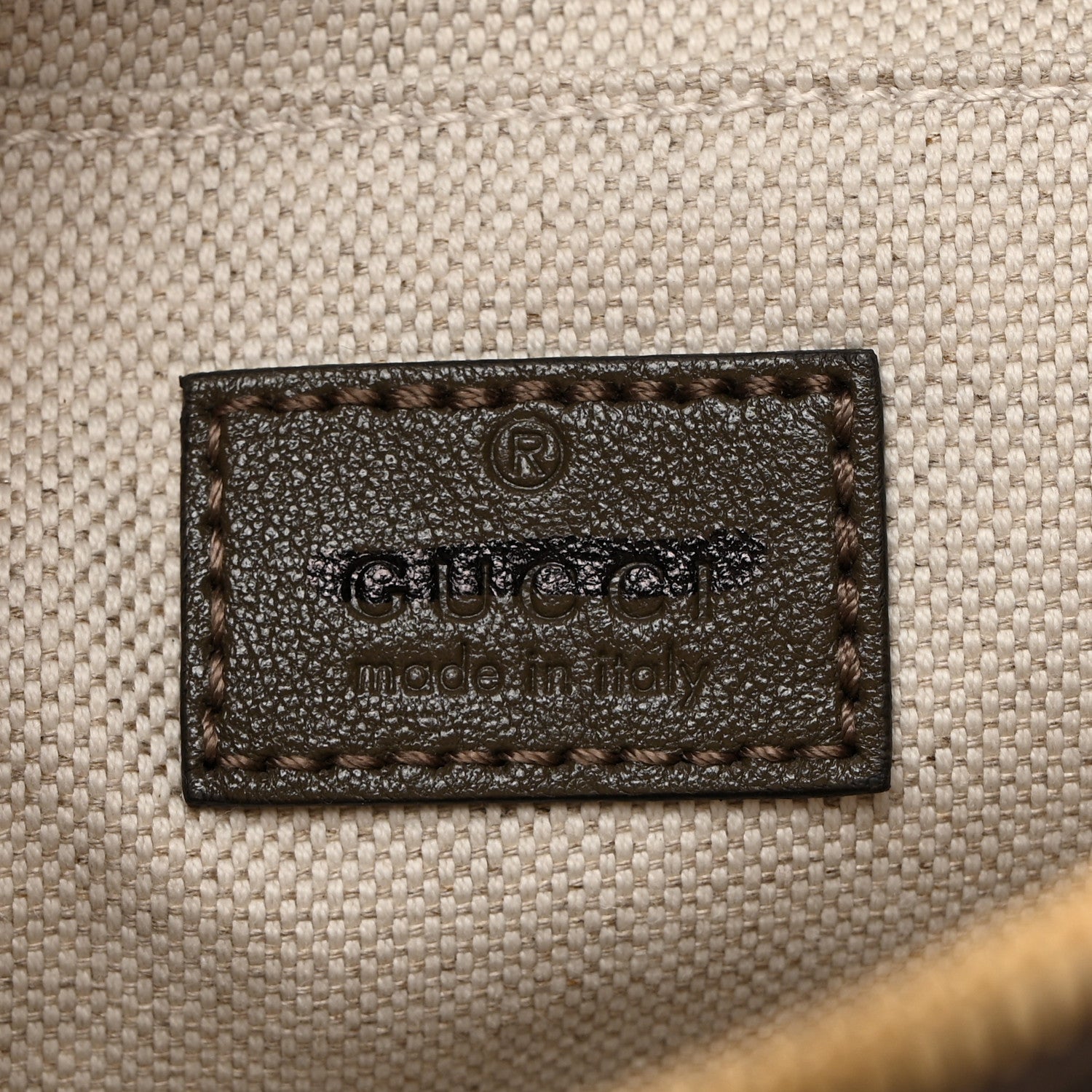 Gucci Sakai Be Green Calfskin Diagonal Stitched Small Blondie Shoulder Bag Craclet Brown 6 of 10