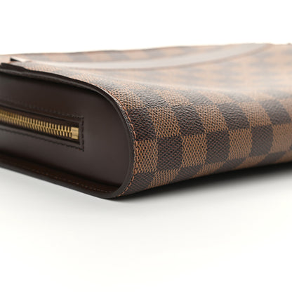 Louis Vuitton Damier Ebene Pochette Saint Louis Clutch 9 of 11