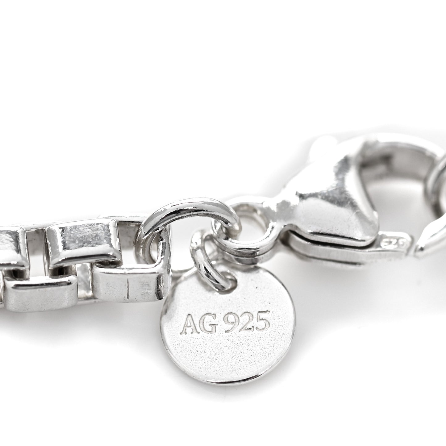 Sterling Silver 4mm Venetian Link Bracelet