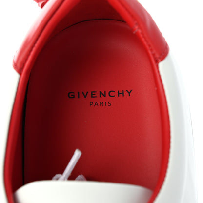 Givenchy Calfskin Mens Urban Street Sneakers 43 White Red 7 of 9