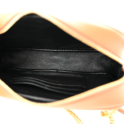 Saint Laurent Grain De Poudre Matelasse Monogram Mini Lou Camera Bag Dark Natural 5 of 10