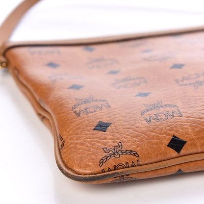 MCM Visetos Medium Stark Wristlet Pouch Cognac 5 of 12