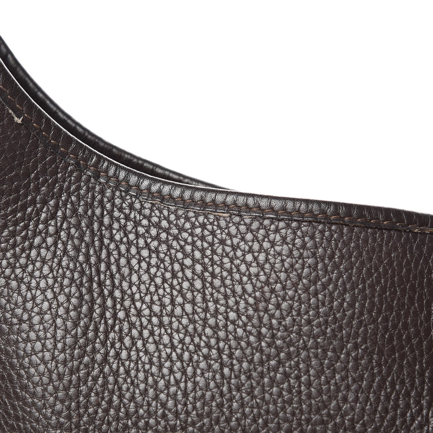 Hermes Taurillon Clemence Evelyne II GM Chocolate 13 of 23