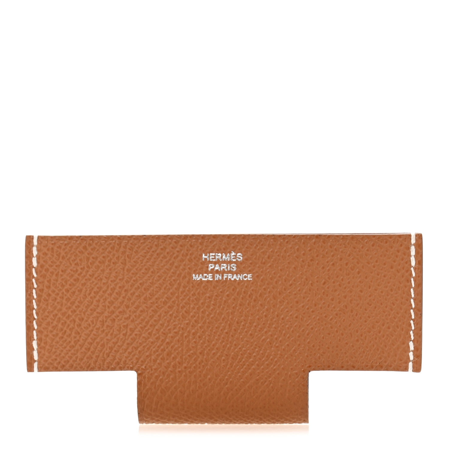 Hermes Epsom H Pocket Card Holder Gold 1 of 8